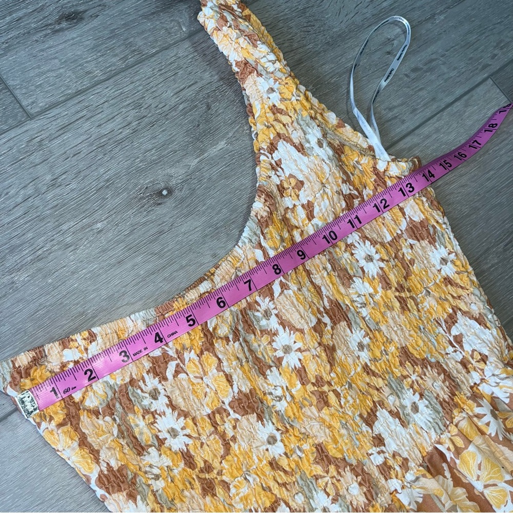 Charlie Holiday Pamela Maxi Dress anthro yellow floral - Picture 11 of 12